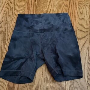 Lululemon Black Tie Dye Shorts
